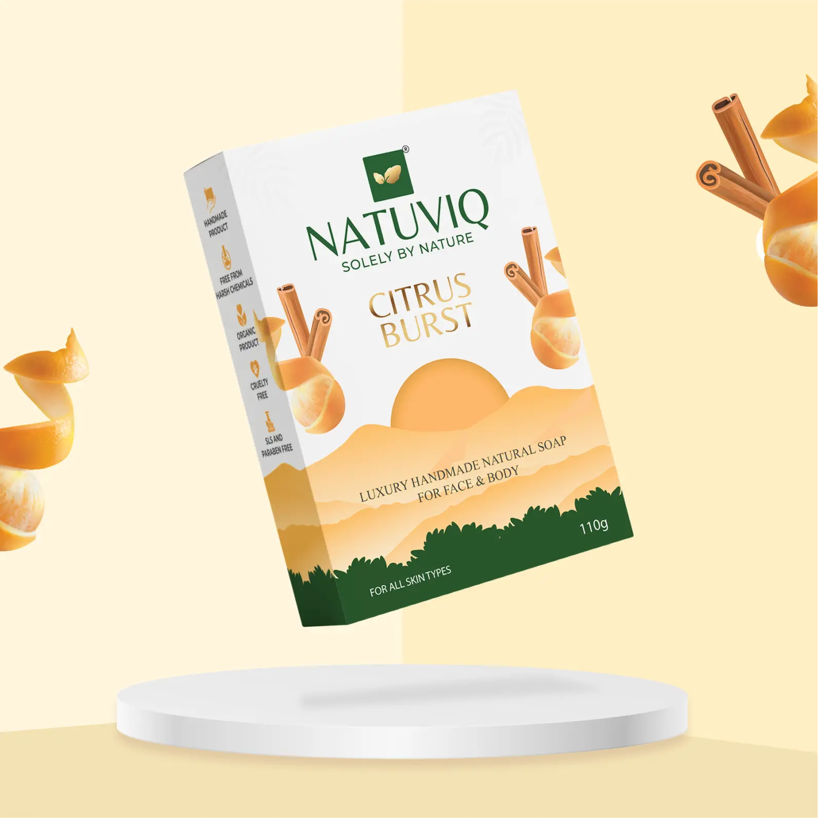 Citrus Burst Glycerin Soap 110G