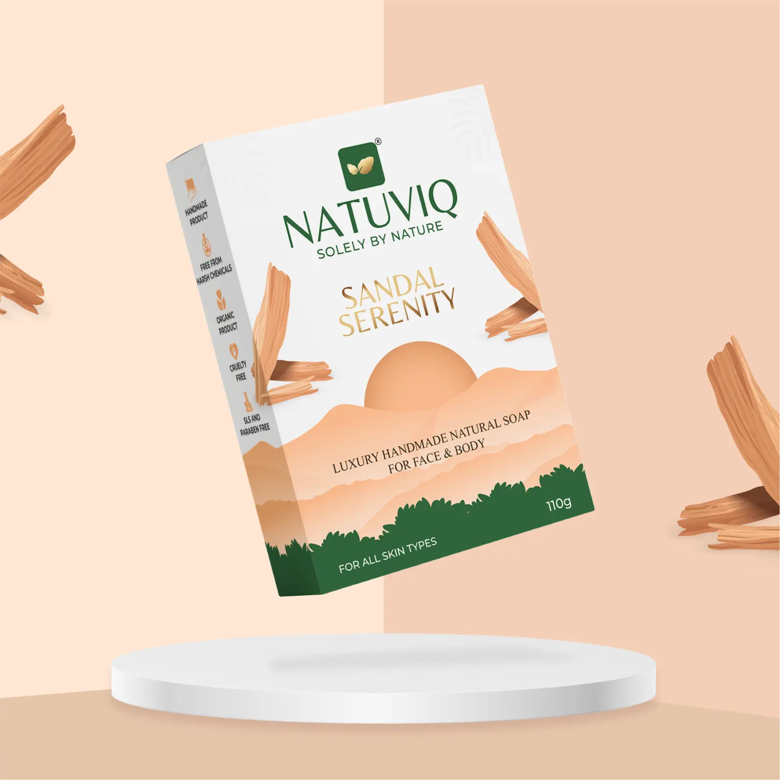 Sandal Serenity Glycerin Soap 110G